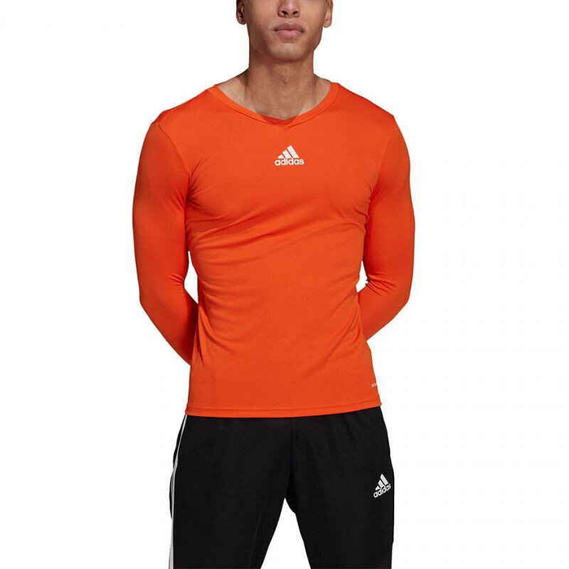T-krekls vīriešiem Adidas Team Base Tee M GN7508, oranžs cena un informācija | Sporta apģērbs vīriešiem | 220.lv