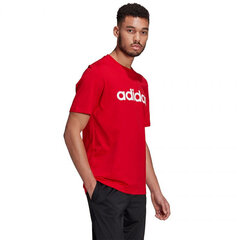 Футболка мужская Adidas Essentials M GL0061, красная цена и информация | Мужские футболки | 220.lv