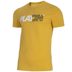 T-krekls vīriešiem 4F M H4L21 TSM013 73S, dzeltens cena un informācija | Vīriešu T-krekli | 220.lv