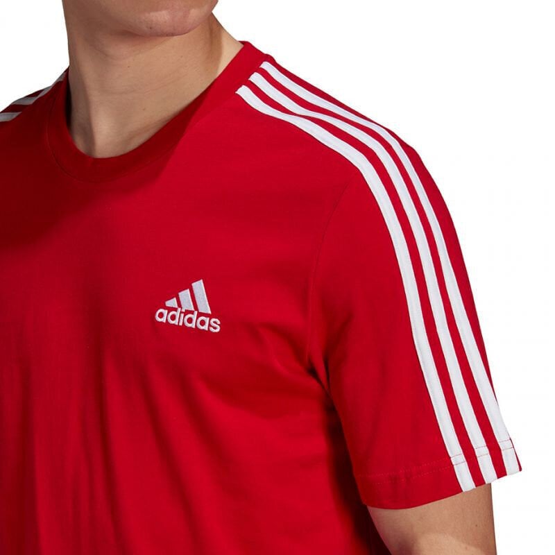 T-krekls vīriešiem Adidas Essentials M GL3736, sarkans cena un informācija | Vīriešu T-krekli | 220.lv