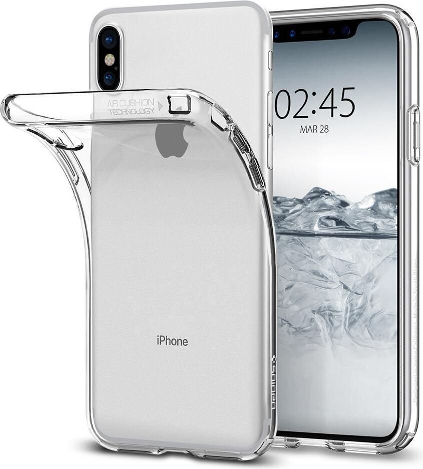 Spigen 057CS22118, piemērots iPhone X, iPhone XS, caurspīdīgs cena un informācija | Telefonu vāciņi, maciņi | 220.lv