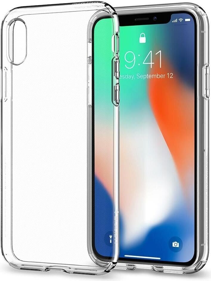 Spigen 057CS22118, piemērots iPhone X, iPhone XS, caurspīdīgs цена и информация | Telefonu vāciņi, maciņi | 220.lv