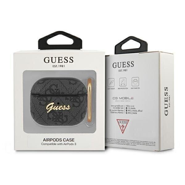 Guess GUA34GSMK AirPods 3 cena un informācija | Austiņu piederumi | 220.lv