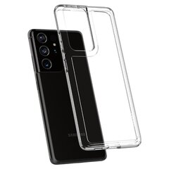 Чехол Spigen для Samsung Galaxy S21 Ultra 5G, прозрачный цена и информация | Чехлы для телефонов | 220.lv