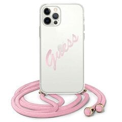 Guess telefona maciņš GUHCP12LCRTVSPI iPhone 12 Pro Max 6,7" cena un informācija | Telefonu vāciņi, maciņi | 220.lv