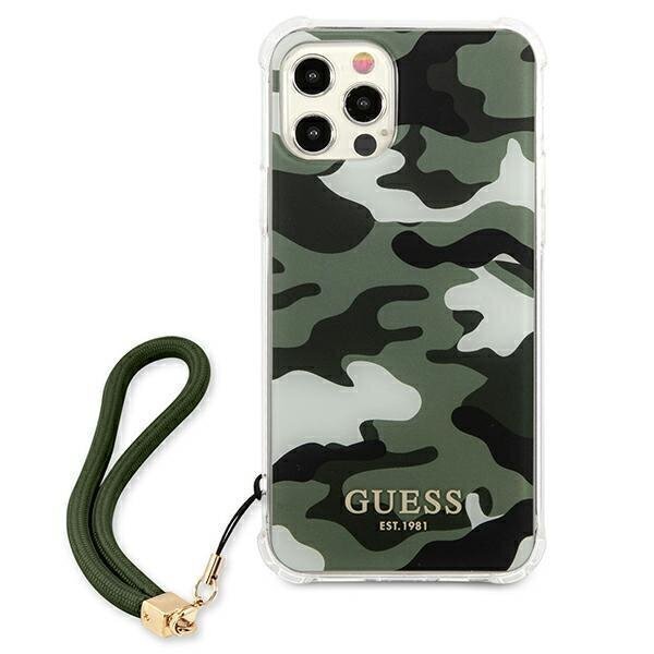 Guess telefona maciņš GUHCP12LKSARKA iPhone 12 Pro Max 6.7'' cena un informācija | Telefonu vāciņi, maciņi | 220.lv