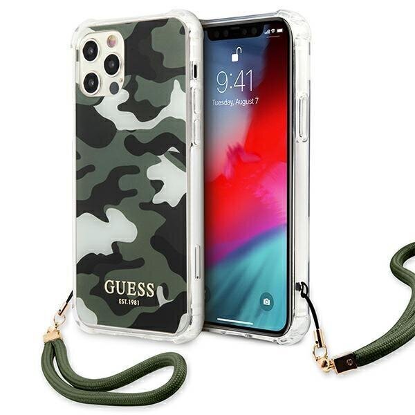 Guess telefona maciņš GUHCP12LKSARKA iPhone 12 Pro Max 6.7'' cena un informācija | Telefonu vāciņi, maciņi | 220.lv