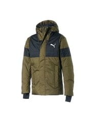 Brīvā laika virsjaka vīriešiem Puma 650 Protective Down Jacket Dark Olive 84828650 cena un informācija | Vīriešu virsjakas | 220.lv