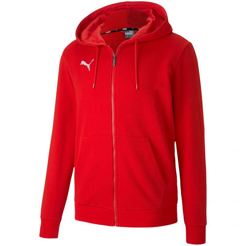 Vīriešu džemperis Puma TeamGoal 23 Casuals Hooded Jacket M 656708 01, sarkans cena un informācija | Vīriešu jakas | 220.lv