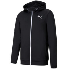 Мужской джемпер Puma RTG FZ Hoodie M 58583201, черный цена и информация | Мужские толстовки | 220.lv