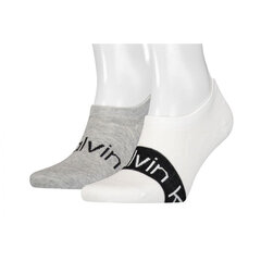 Носки мужские Calvin Klein Footie High Cut 2P LO 701218713 001, серый цена и информация | Мужские носки | 220.lv
