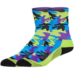 Женские и мужские носки Asics Noosa Camo Run Crew Sock 3013A730, черные цена и информация | Мужские носки | 220.lv