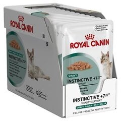 Корм для кошек Royal Canin Instinctive +7 Pouch 12 x 85 г цена и информация | Консервы для котов | 220.lv