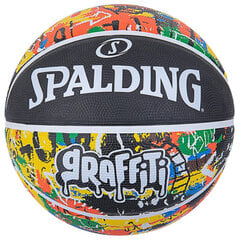 Баскетбольный мяч Spalding Graffiti 84372Z, размер 7 цена и информация | Баскетбольные мячи | 220.lv