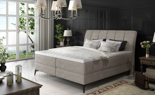Кровать NORE Aderito, 180x200 см, песочного цвета цена и информация | Кровати | 220.lv
