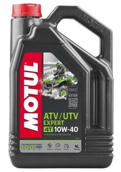 Eļļa MOTUL ATV-UTV EXPERT 4T 10W40 4ltr (105939) cena un informācija | Eļļas citām autodaļām | 220.lv