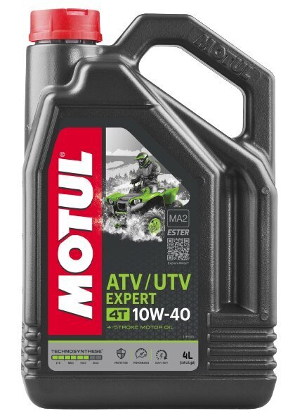 Eļļa MOTUL ATV-UTV EXPERT 4T 10W40 4ltr (105939) cena un informācija | Eļļas citām autodaļām | 220.lv