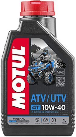 Eļļa MOTUL ATV-UTV 4T 10W40 1ltr (105878) cena un informācija | Eļļas citām autodaļām | 220.lv