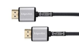 Kruger&Matz HDMI, 1.8 m cena un informācija | Kabeļi un vadi | 220.lv