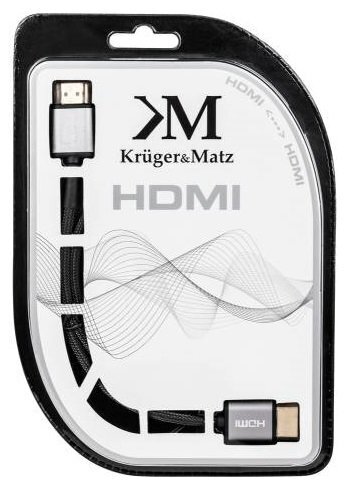 Kruger&Matz HDMI, 1.8 m cena un informācija | Kabeļi un vadi | 220.lv