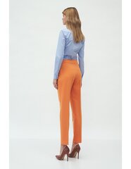 Оранжевые брюки со складкой - SD59 цена и информация | Женские брюки  | 220.lv
