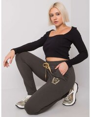 Спортивные штаны женские, зеленые цена и информация | Женские брюки | 220.lv