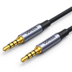 Ugreen vads AUX mini jack 3.5mm cable (male) - 3.5mm mini jack (male) 3m black (AV183) цена и информация | Кабели для телефонов | 220.lv