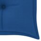 Batavia sols ar zilu spilvenu, 150cm, masīvs tīkkoks cena un informācija | Dārza soli | 220.lv