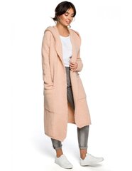 Jaka sievietēm BK016 ar kapuci un kabatām - gaiši rozā cena un informācija | Sieviešu džemperi | 220.lv