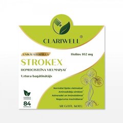 Капсулы CLARIWELL Strokex N84 цена и информация | Витамины, пищевые добавки, препараты для хорошего самочувствия | 220.lv