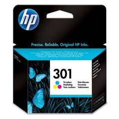 Картридж с оригинальными чернилами HP 301 (CH562EE) Трехцветный Розовый да цена и информация | Картриджи для струйных принтеров | 220.lv