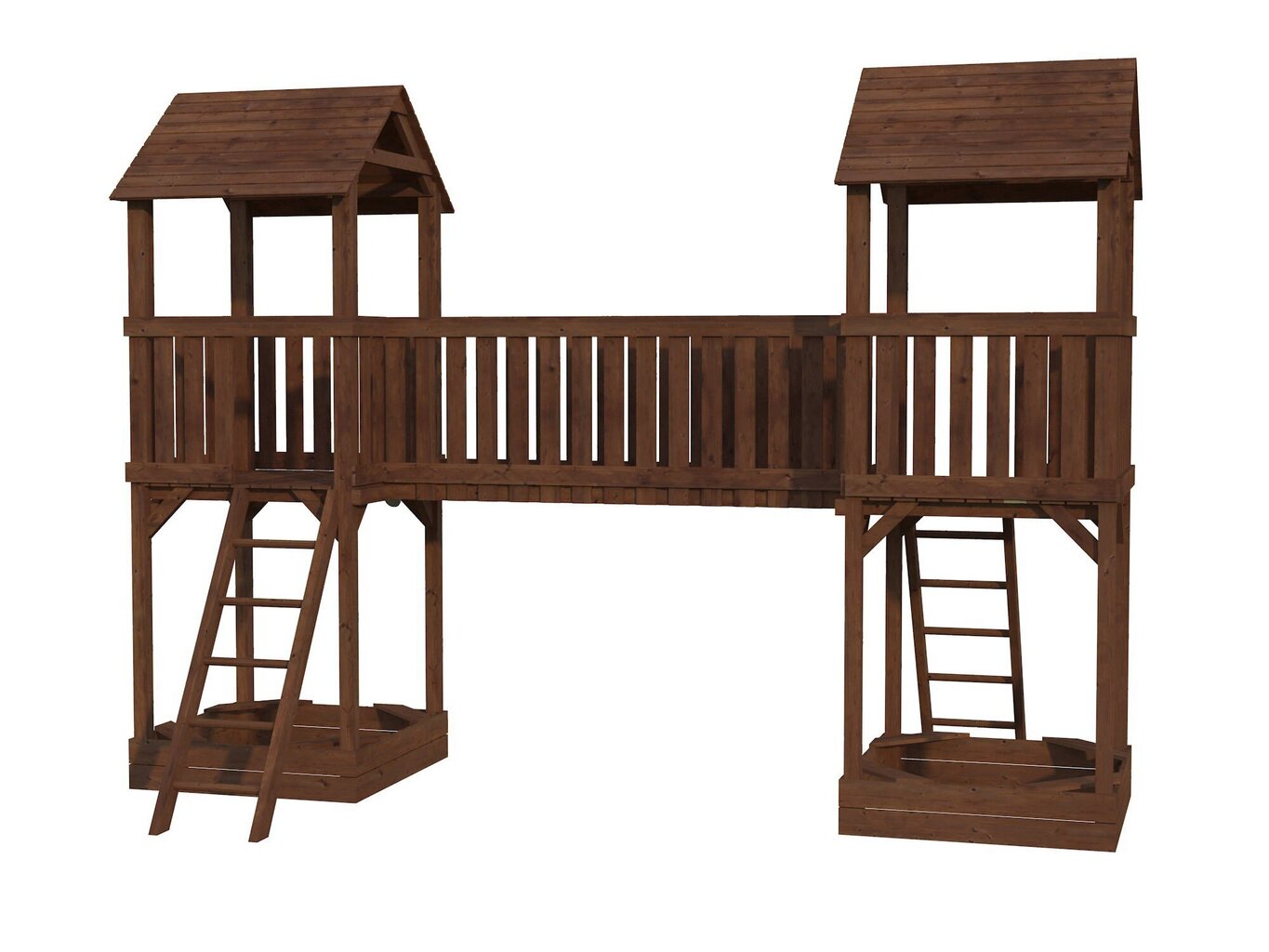 Bērnu rotaļu laukuma modulis – tiltiņš „Kaspars“ 4IQ cena un informācija | Bērnu rotaļu laukumi, mājiņas | 220.lv