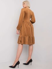 Платье женское, коричневое цена и информация | Платья | 220.lv