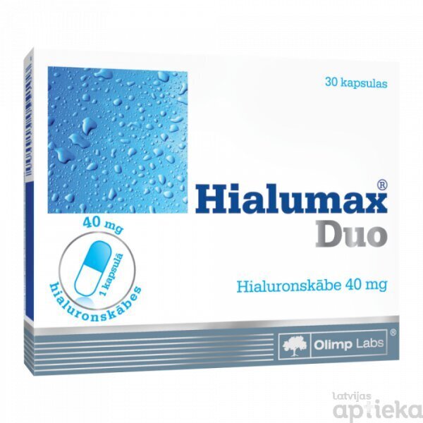 Olimp Labs Hialumax Duo caps. N30 cena un informācija | Vitamīni, preparāti, uztura bagātinātāji skaistumam | 220.lv