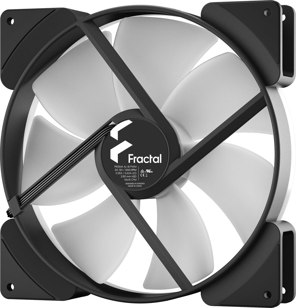 Fractal Design FD-FAN-PRI-AL18-PWM cena un informācija | Datora ventilatori | 220.lv
