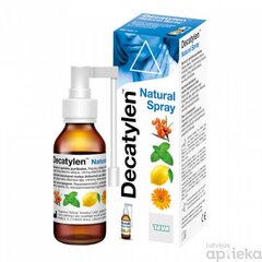 Decatylen Natural Spray 20ml cena un informācija | Zobu pastas, birstes | 220.lv