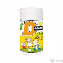 D-max Kids 10mcg tab. N90 cena un informācija | Pirmā palīdzība | 220.lv