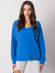 Женская хлопковая блуза RUE PARIS, темно-синяя цена и информация | Женские блузки, рубашки | 220.lv