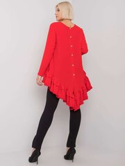 Женская блуза оверсайз, красная  цена и информация | Женские блузки, рубашки | 220.lv