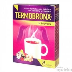 Termobronx ārstn. dzēriens ar ingveru 8pac. cena un informācija | Pirmā palīdzība | 220.lv