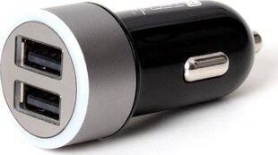 Автомобильное зарядное устройство Techly 2x USB 5В 4.8A 24Вт (2x 4.4A / 24Вт) цена и информация | Адаптеры и USB разветвители | 220.lv