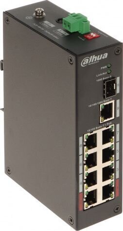 Switch|DAHUA|PFS3110-8ET-96-V2|PoE ports 8|96 Watts|DH-PFS3110-8ET-96-V2 цена и информация | Komutatori (Switch) | 220.lv