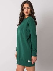 Платье для женщин, зелёное цена и информация | Платья | 220.lv
