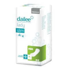 DAILEE Lady Premium Slim Mini 28gab. cena un informācija | Autiņbiksītes, higiēniskās paketes, vienreizlietojamie paladziņi pieaugušajiem | 220.lv