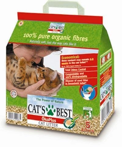 Pakaiši dzīvniekiem Cats Best Oko Plus, 10 l + 2 l DĀVANA цена и информация | Smiltis un pakaiši | 220.lv