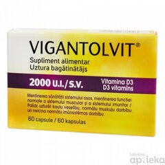 Vigantolvit 2000 SV kaps. N60 цена и информация | Первая помощь | 220.lv