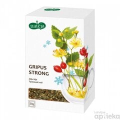 Травяной чай NATĒJA GRIPUS STRONG, 50 г цена и информация | Первая помощь | 220.lv