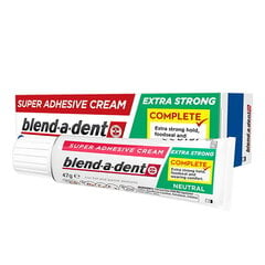 Клей для зубных протезов BLEND-A-DENT ADHESIVE CREAM NEUTRAL, 47 г цена и информация | Зубные щетки, пасты | 220.lv