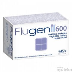 Flugenil 600mg ovules N10 cena un informācija | Pirmā palīdzība | 220.lv