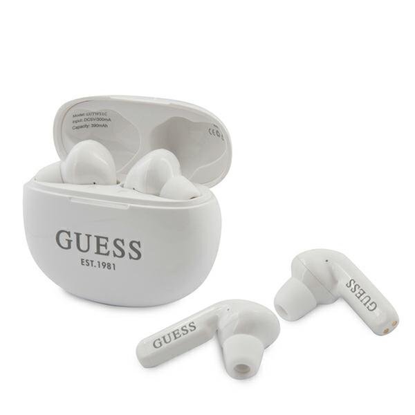 Guess Bluetooth GUTWS1CWH TWS cena un informācija | Austiņas | 220.lv